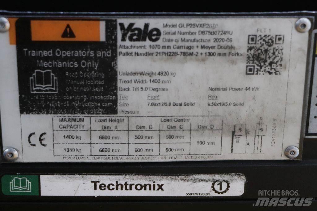 Yale GLP25VX LPG 지게차