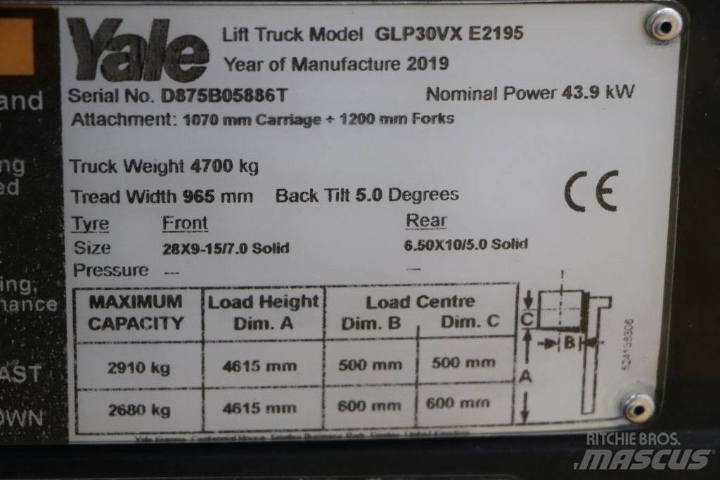 Yale GLP30VX LPG 지게차