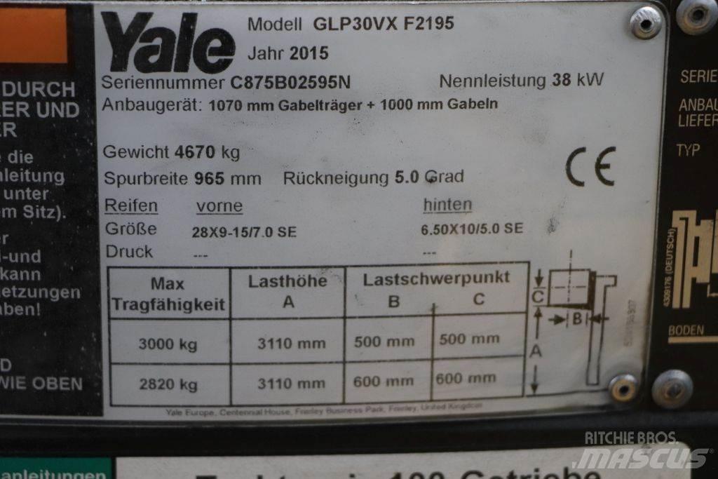 Yale GLP30VX LPG 지게차