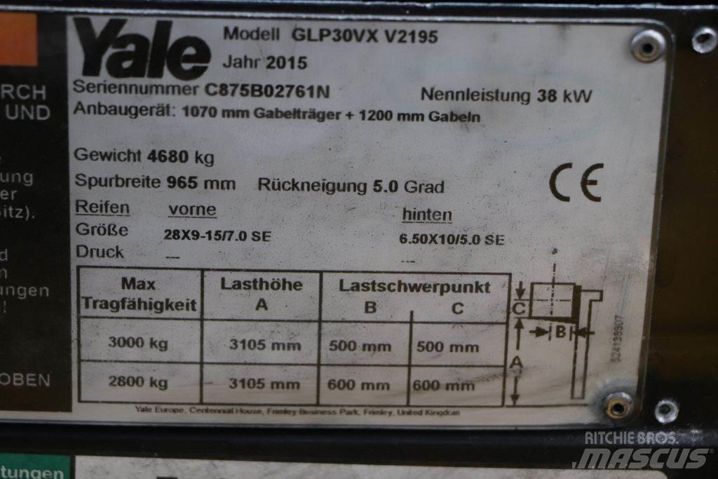 Yale GLP30VX LPG 지게차