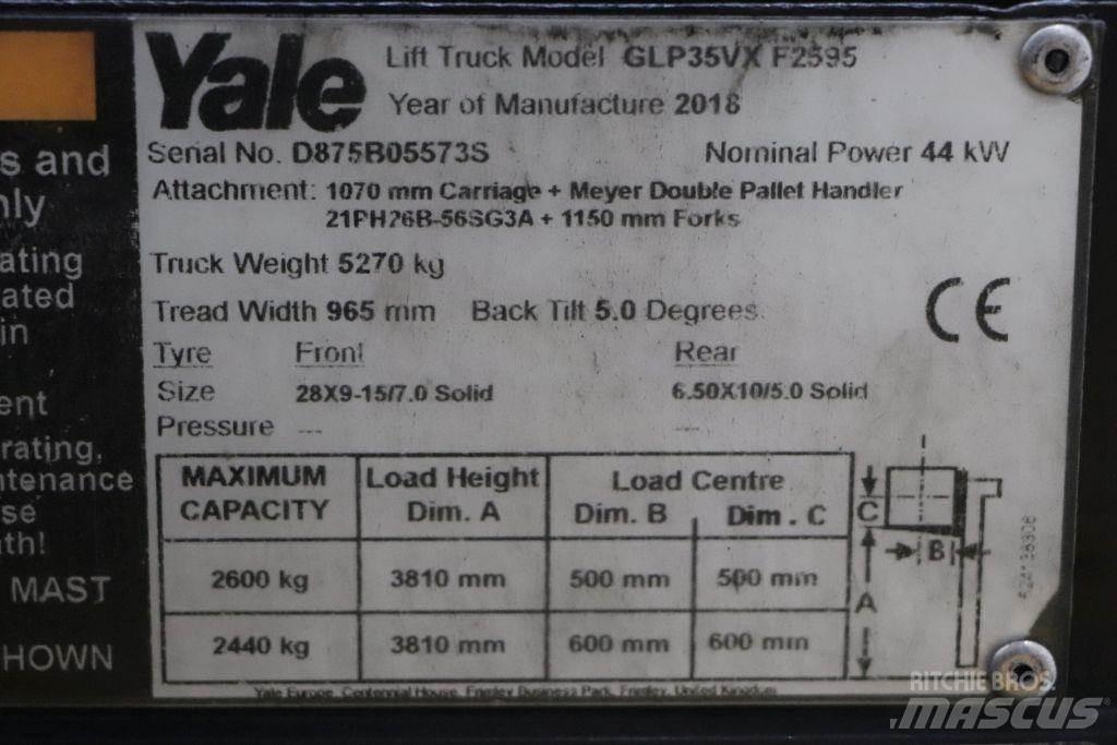 Yale GLP35VX LPG 지게차