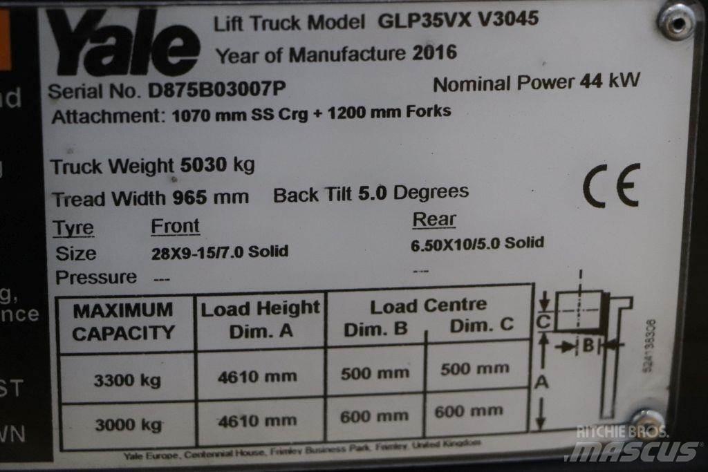 Yale GLP35VX LPG 지게차