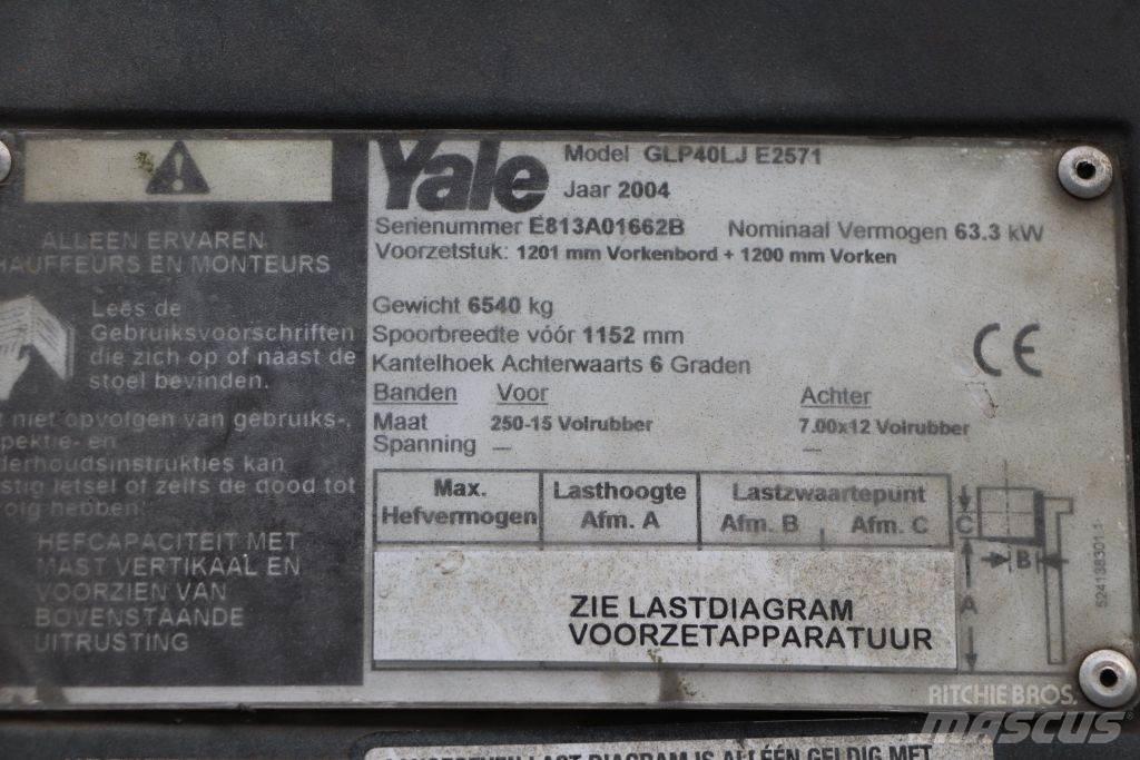Yale GLP40LJ LPG 지게차