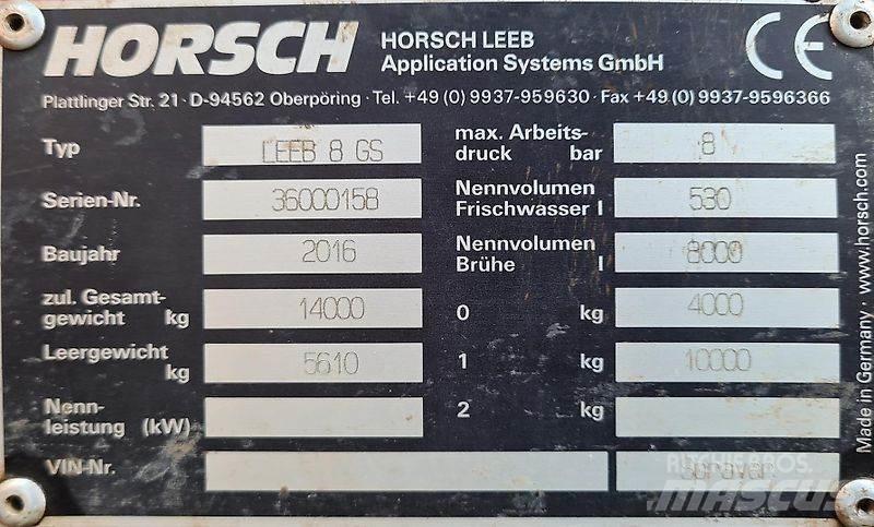Horsch 8 GS 견인형 분무기