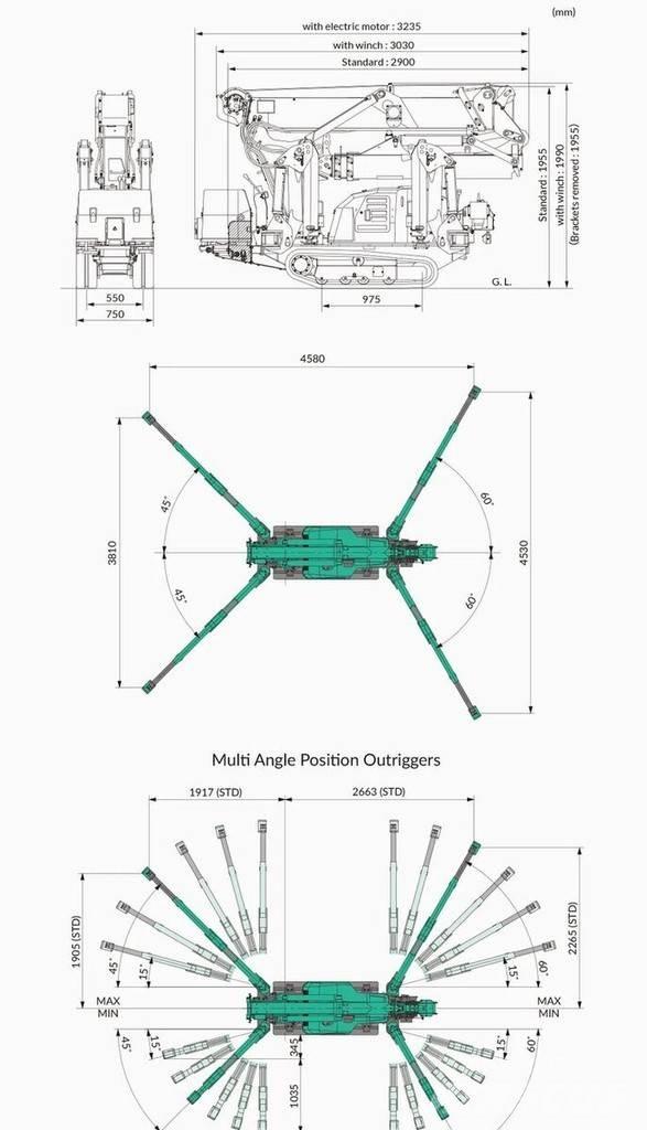 Maeda MK1033 미니 크레인