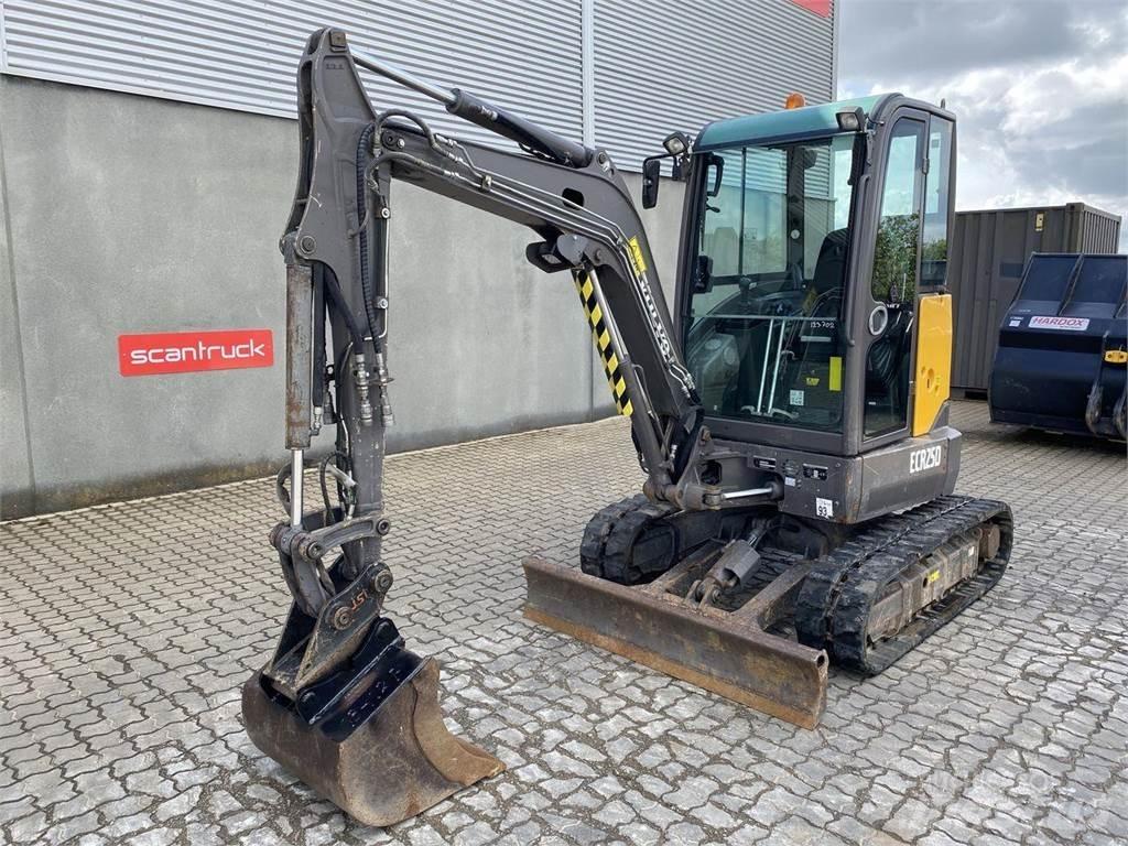 Volvo ECR25  휠 굴삭기