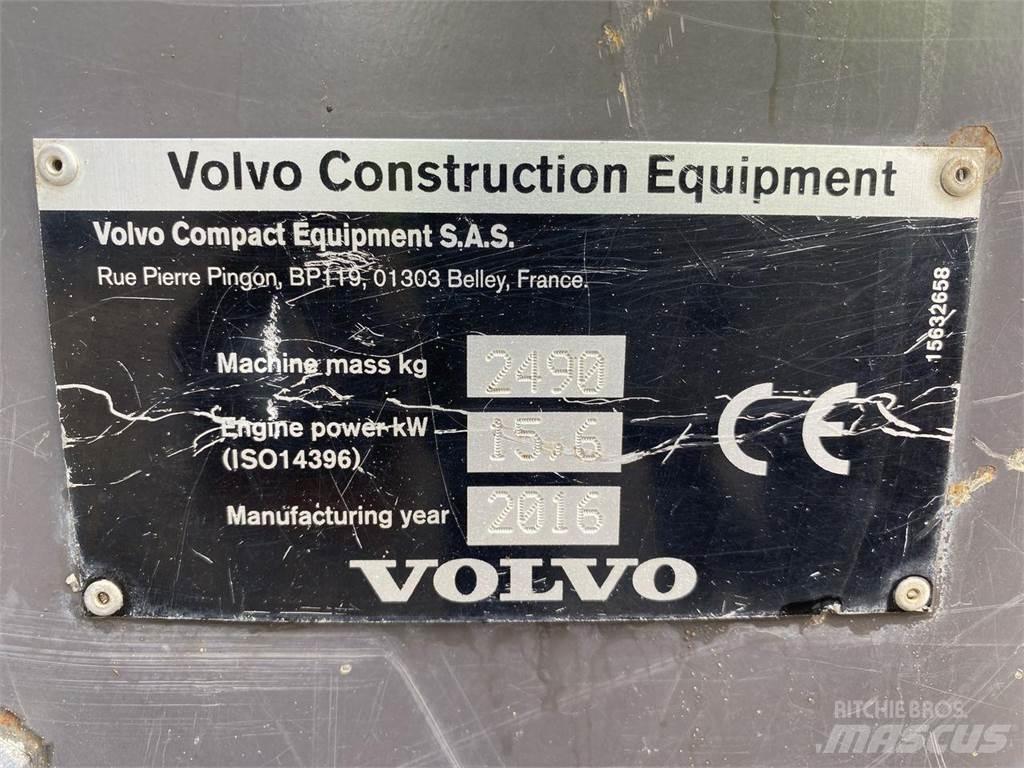 Volvo ECR25  휠 굴삭기