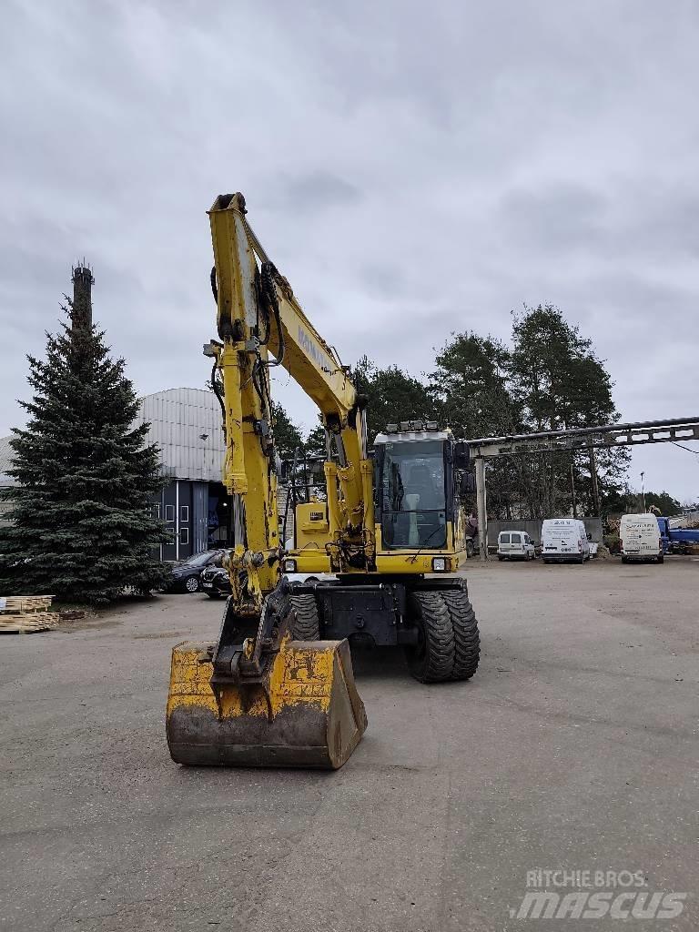Komatsu PW 160-7E0  휠 굴삭기
