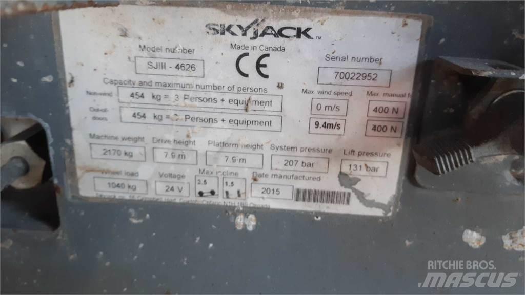 SkyJack SJIII4626 가위형 리프트