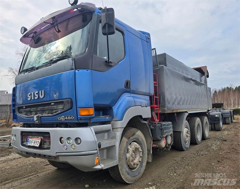 Sisu E12M 8X4 덤프 트럭