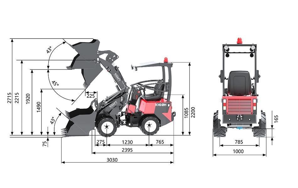 Kraft K160H  휠로우더