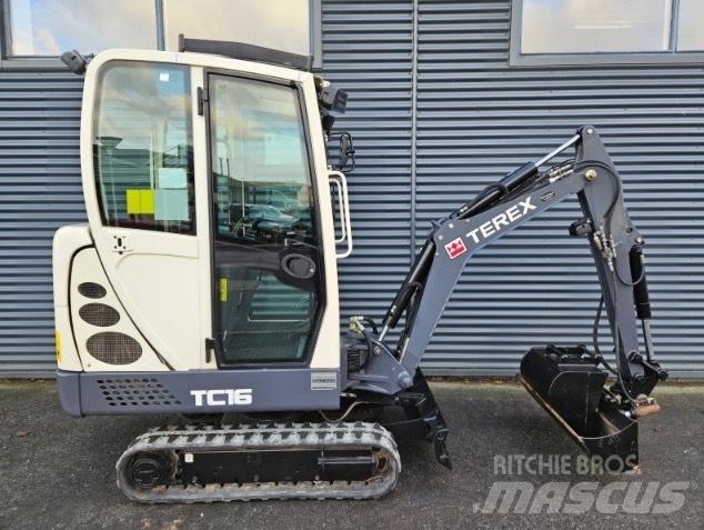 Terex tc16 소형 굴삭기 7톤 미만