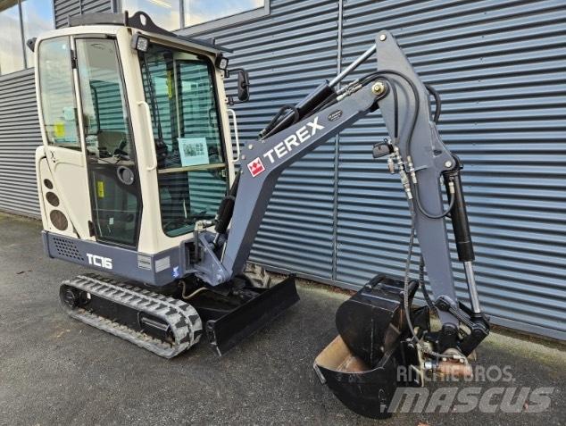 Terex tc16 소형 굴삭기 7톤 미만