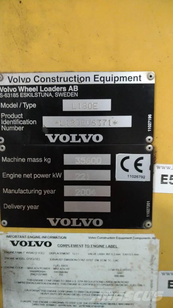 Volvo L 180 E HL  휠로우더