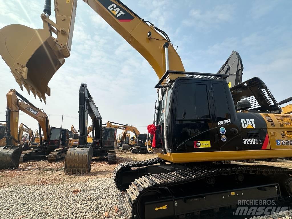 CAT 329 D2L 중형굴삭기 7톤-28톤
