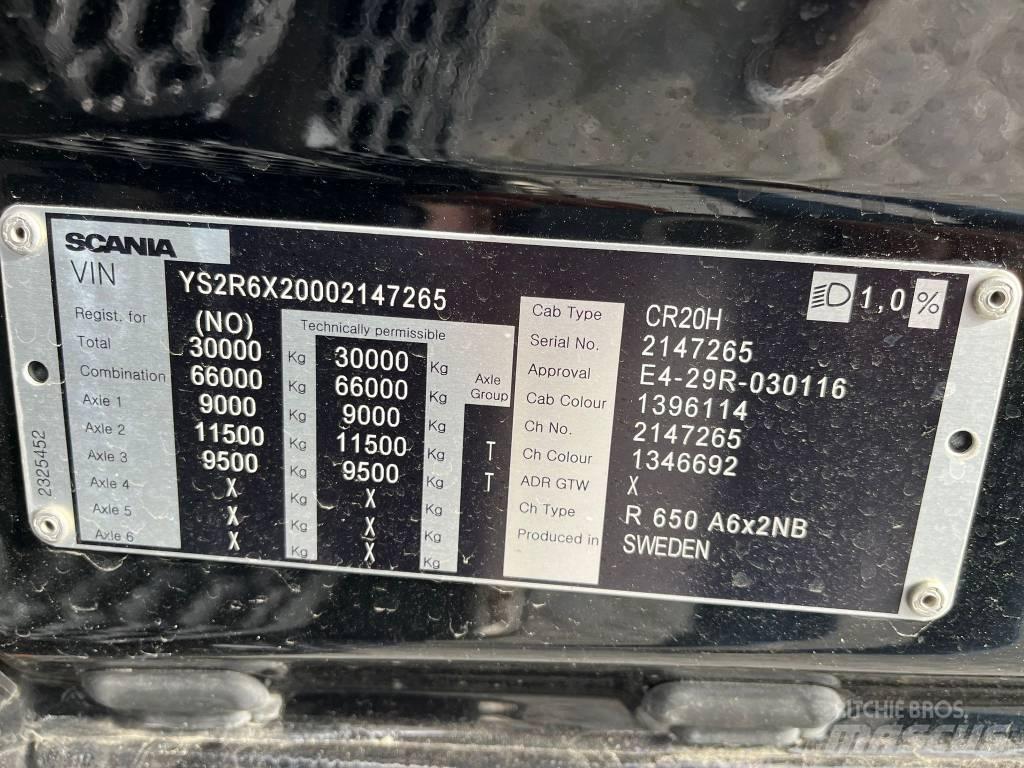 Scania R 650 트랙터 유닛