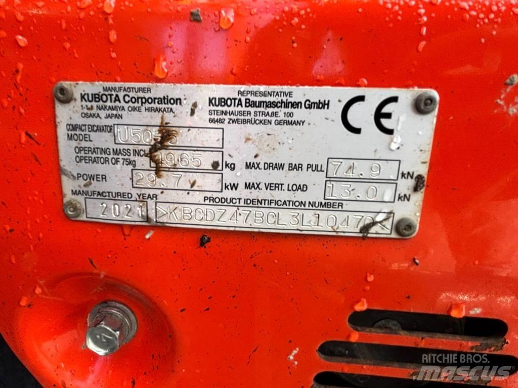 Kubota U 50 소형 굴삭기 7톤 미만
