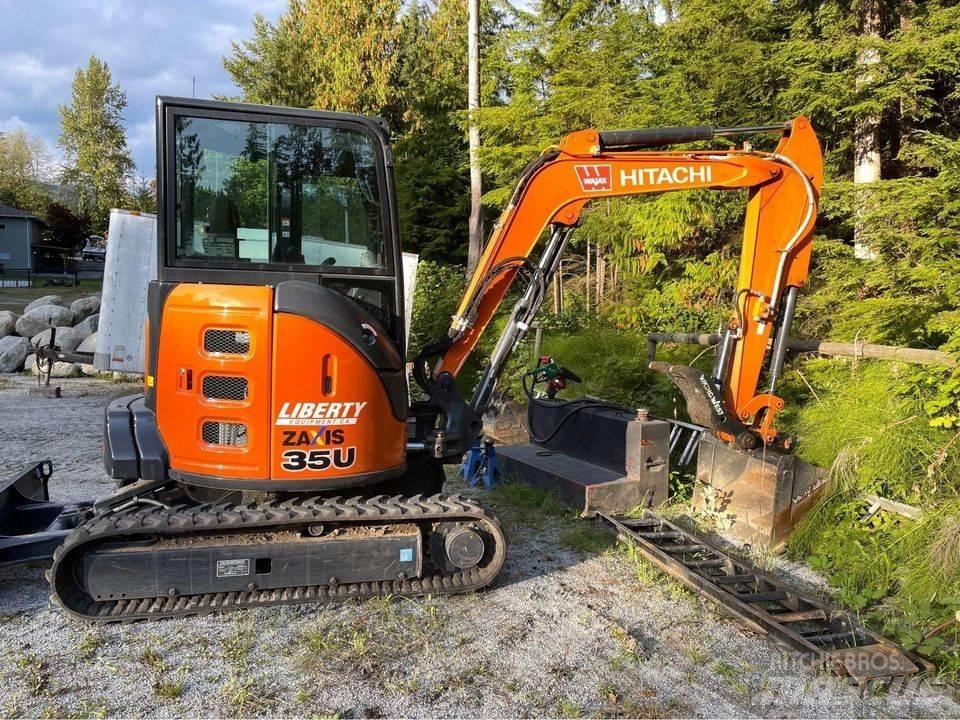 Hitachi ZX 35 소형 굴삭기 7톤 미만