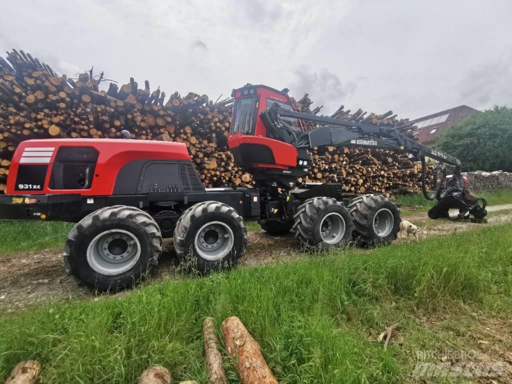 Komatsu 931 XC 원목 하베스터