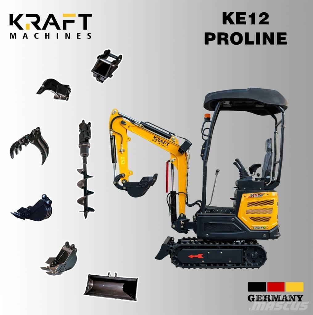 Kraft KE12Proline 소형 굴삭기 7톤 미만