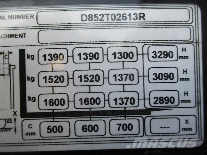 Yale MS 16 포크리프트