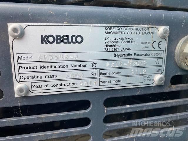 Kobelco SK 35 SR-5 소형 굴삭기 7톤 미만