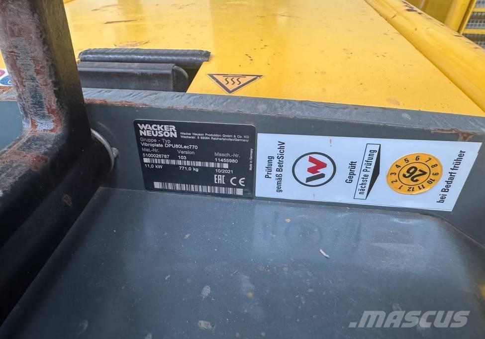 Wacker Neuson DPU 80 진동롤러