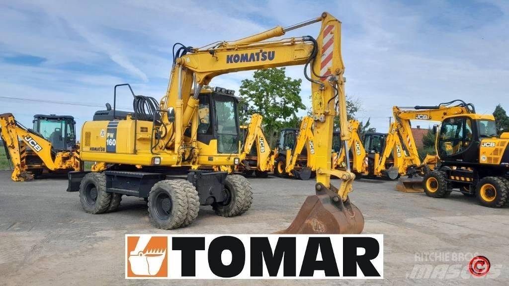 Komatsu PW 160-7  휠 굴삭기