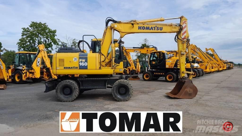 Komatsu PW 160-7  휠 굴삭기