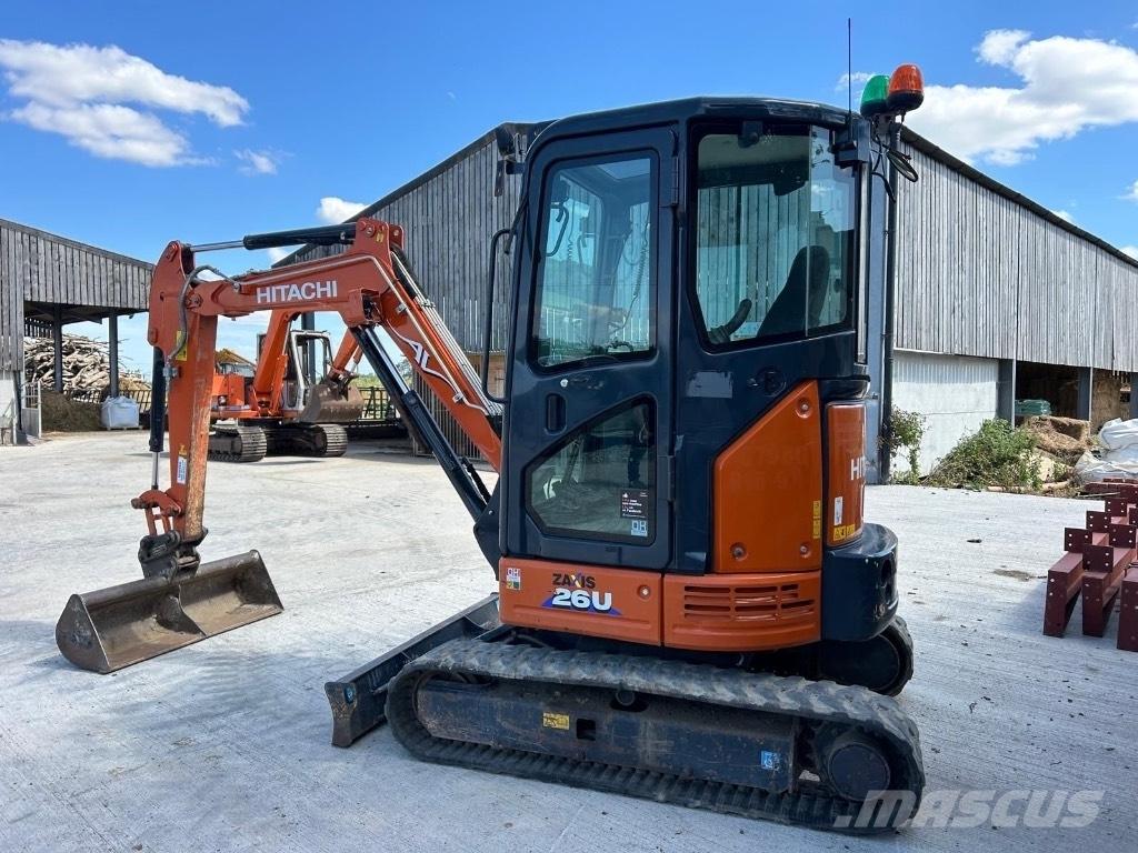 Hitachi ZX 26 U-6 소형 굴삭기 7톤 미만
