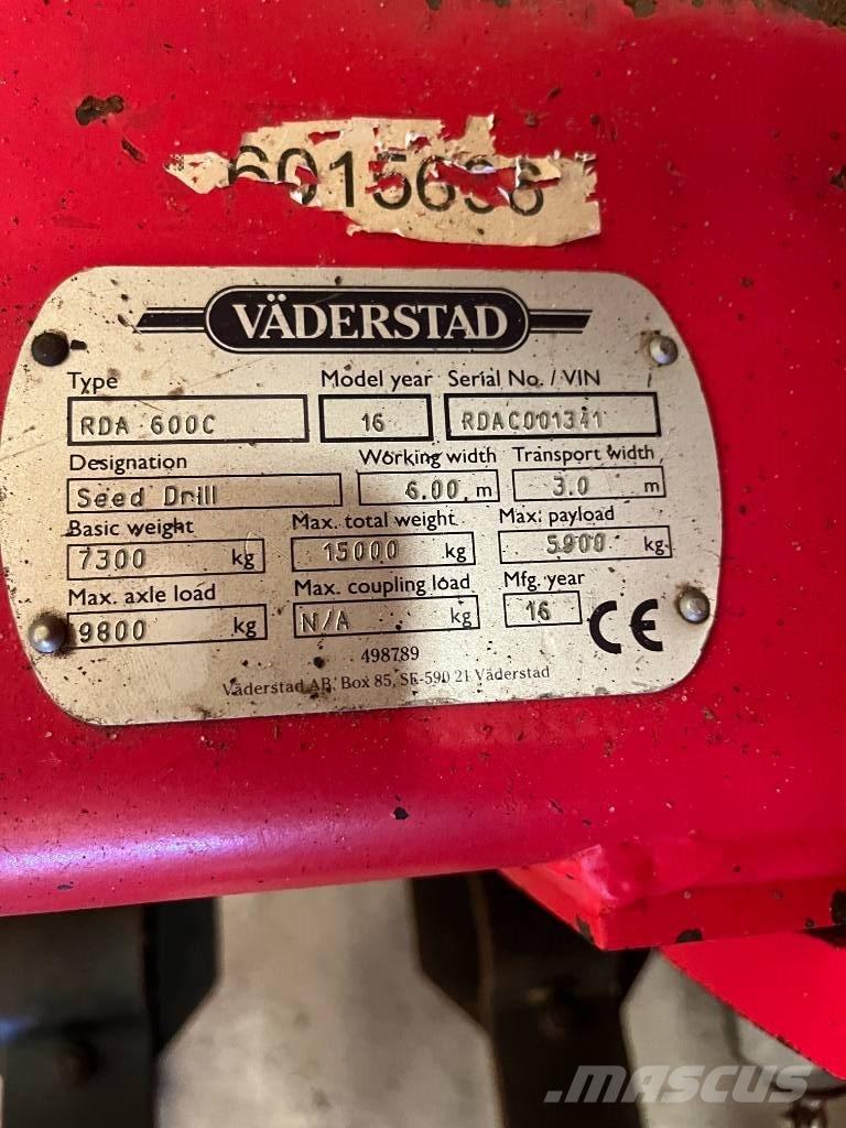 Väderstad RDA600 C 드릴