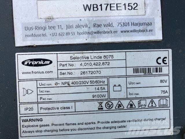 Linde E30/600HL/387 전동 지게차