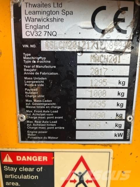 Thwaites Mach 201 건설현장 덤프트럭