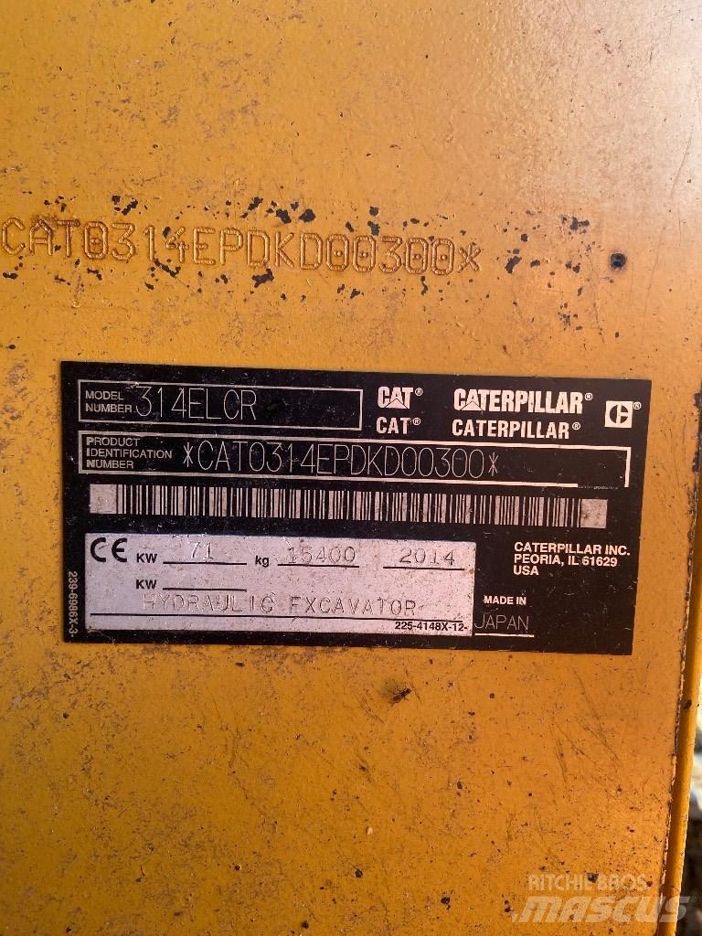 CAT 314 E LCR 대형 굴삭기 29톤 이상