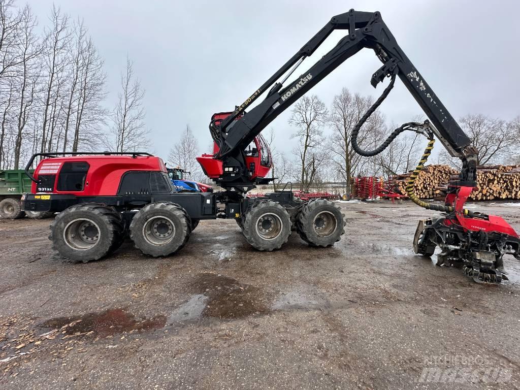 Komatsu 931 원목 하베스터