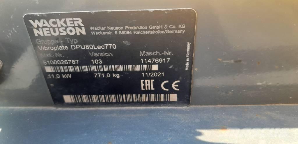 Wacker Neuson DPU 80 진동롤러