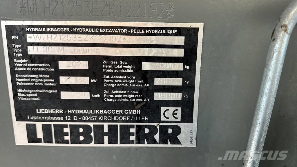 Liebherr LH 30 M 폐기물/산업 처리기
