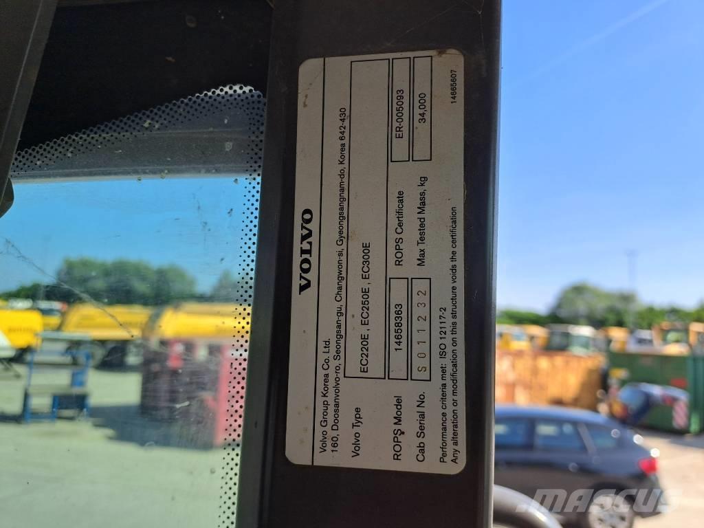 Volvo EC220EL 대형 굴삭기 29톤 이상