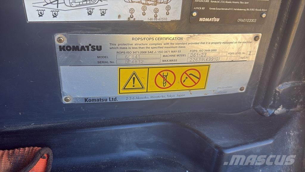 Komatsu D 61 EX-23 크롤러 도저