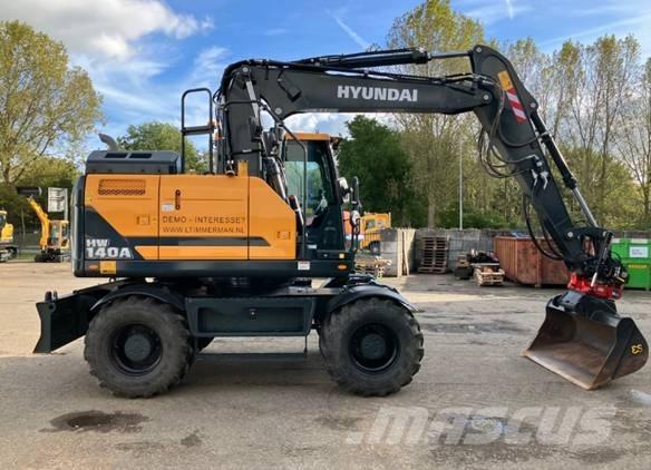 Hyundai HW140A  휠 굴삭기