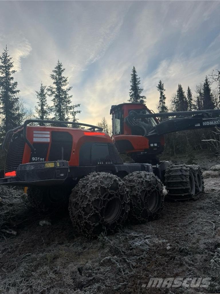 Komatsu 931 XC 원목 하베스터