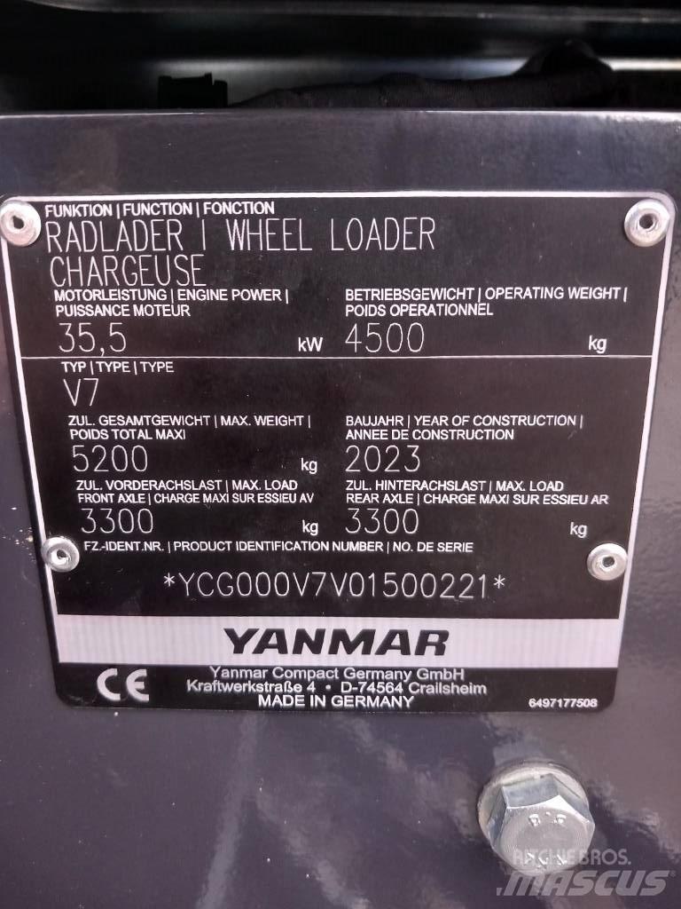 Yanmar V 7 백호로더