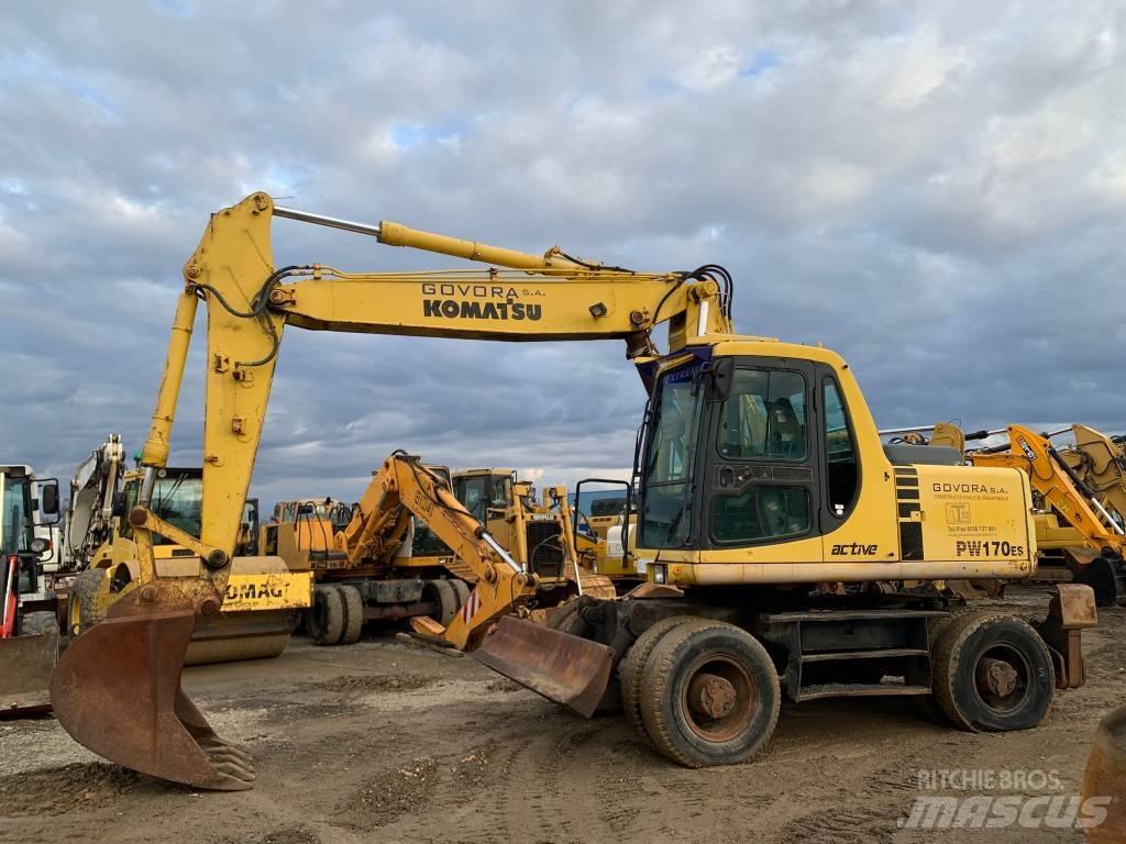 Komatsu PW 170 ES  휠 굴삭기
