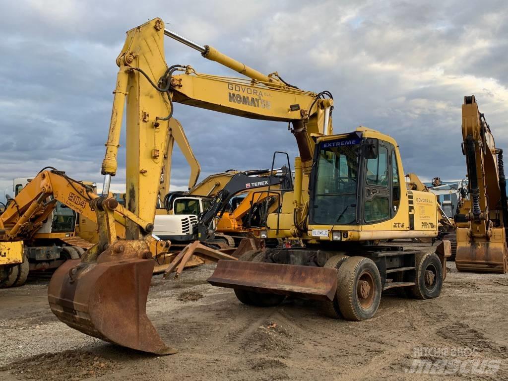 Komatsu PW 170 ES  휠 굴삭기