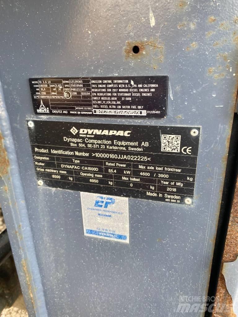 Dynapac CA 1500 D 기타 롤러