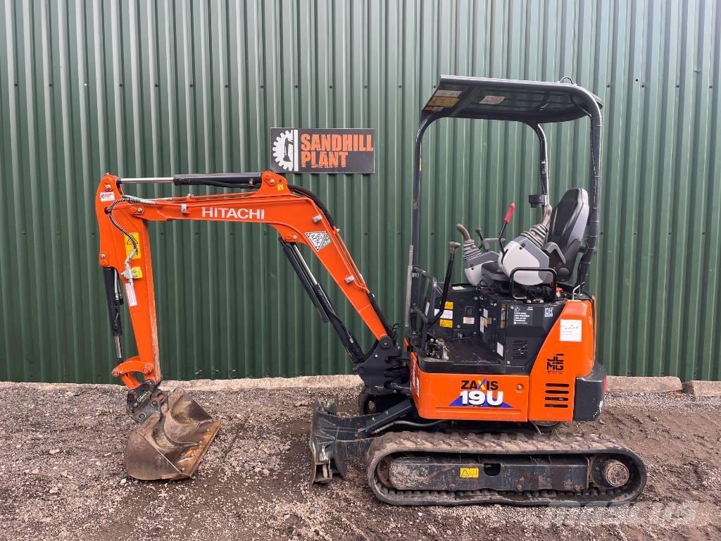 Hitachi ZX 19 U-6 소형 굴삭기 7톤 미만