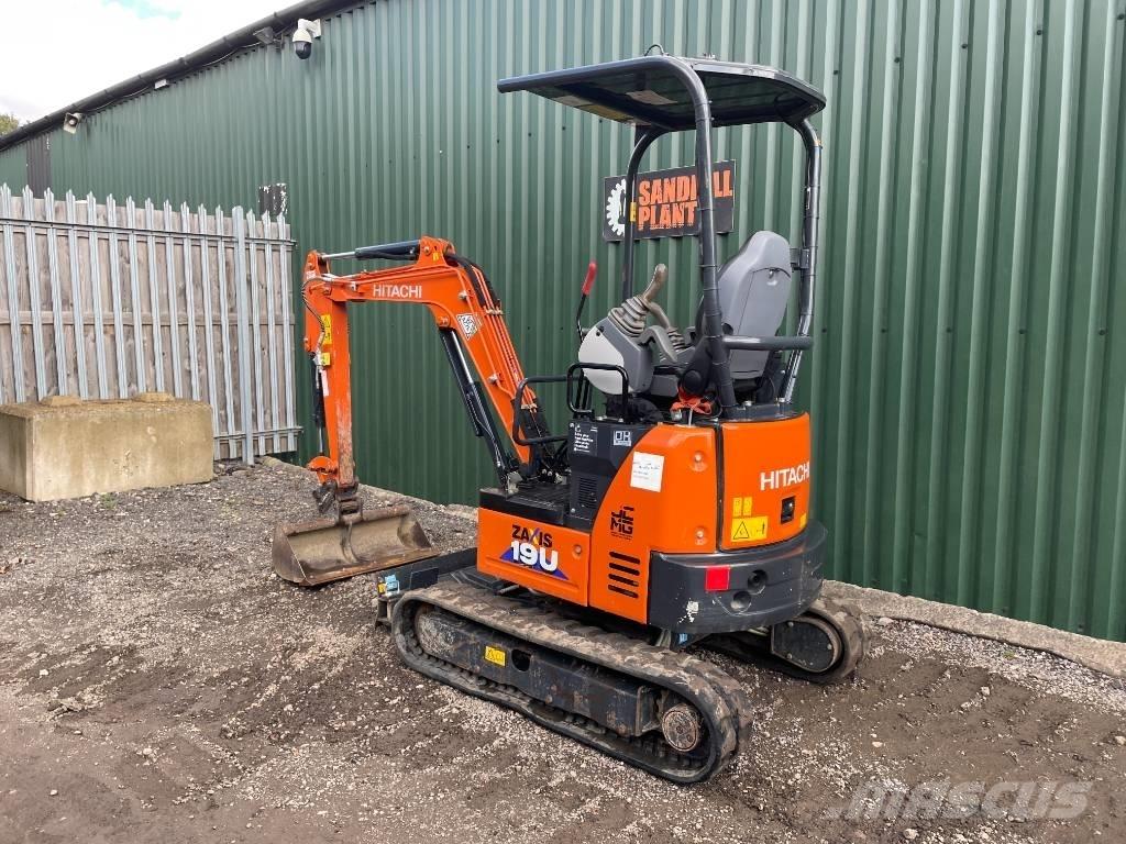 Hitachi ZX 19 U-6 소형 굴삭기 7톤 미만