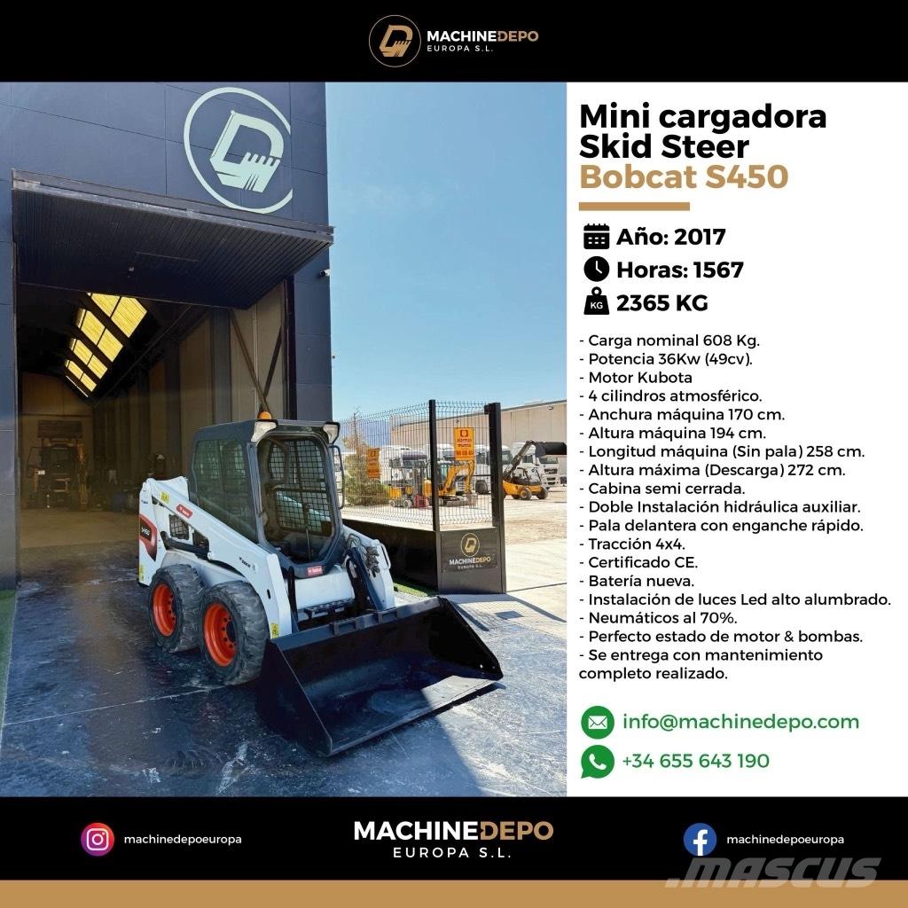 Bobcat S 450  스키드로더