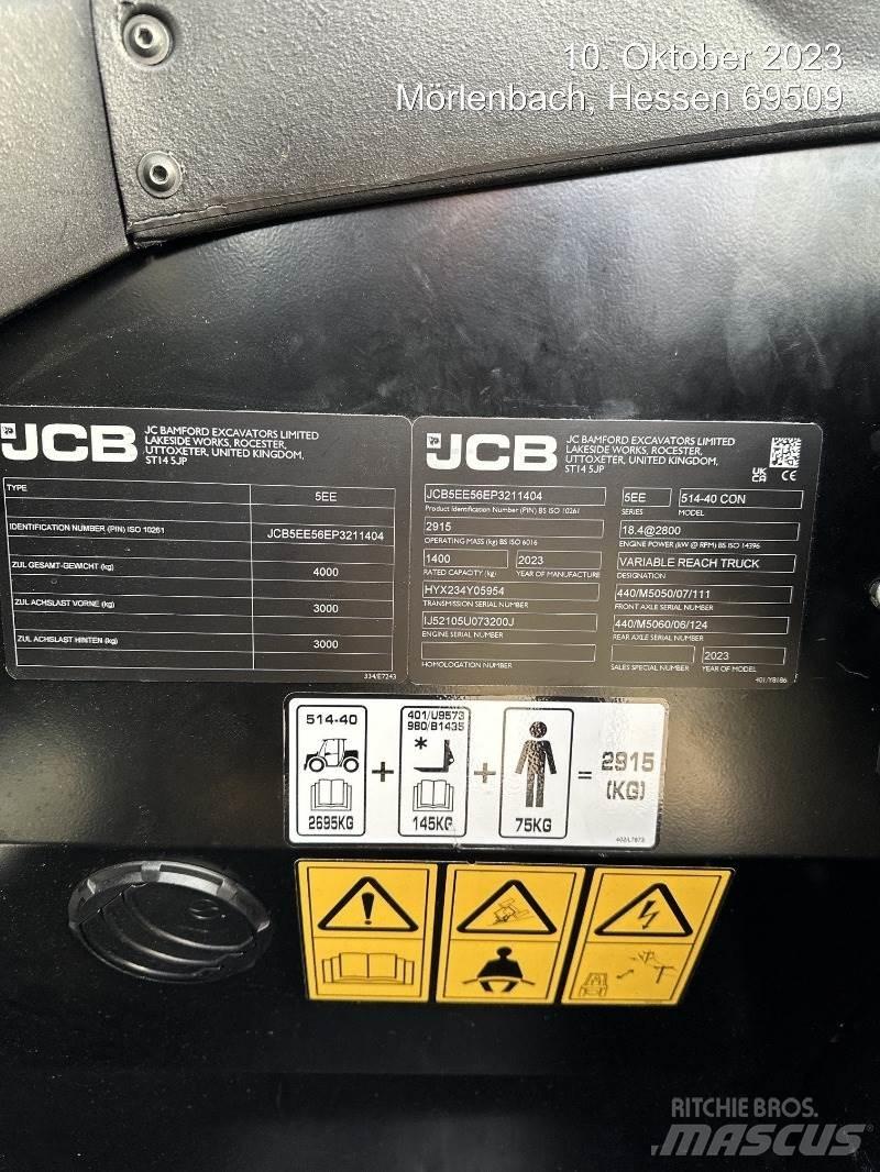 JCB 514-40 CON 텔러 핸들러