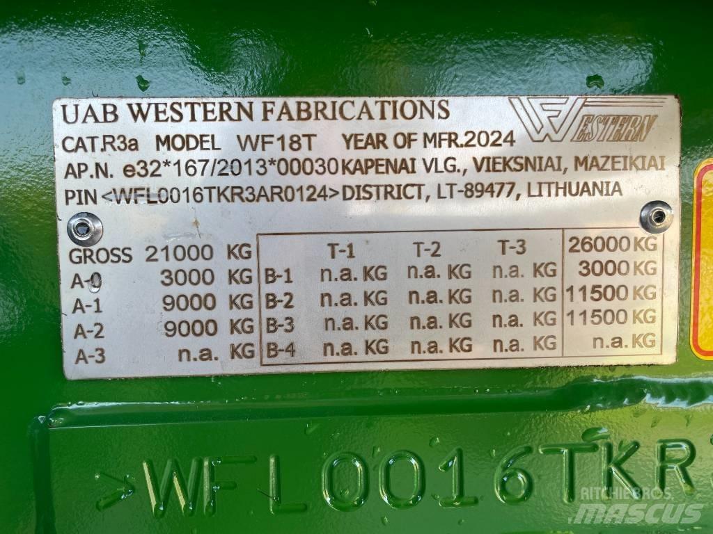 Western WF18T 티퍼 트레일러